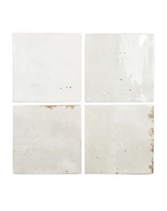Настенная плитка Enamel Square White 12 5x12 5 Dna tiles