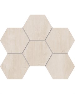 Мозаика Soft Wood Nordic SF01 Hexagon Непол 25x28 5 Estima