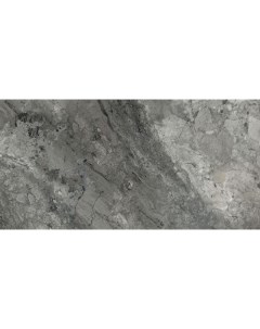 Керамогранит MarbleSet Иллюжн Темно серый R97 Рек 9мм K951331LPR01VTEP 60x120 Vitra