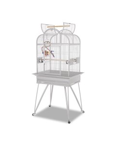 Клетка для малых и средних птиц Brazil светло серая 70x55x159см Германия Montana cages