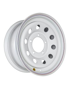 Штампованный диск Диск усиленный УАЗ стальной белый 7x16 5 139 7 D110 ET30 Белый Off-road wheels