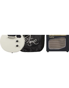 Электрогитары Billie Joe Armstrong Les Paul Junior Electric Guitar Player Pack 220V Classic White Epiphone