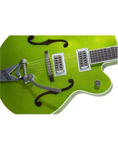 Электрогитары GRETSCH G6120T HR Brian Setzer HOT ROD Hollow Body Bigsby Extreme Coolant Green Sparkl Gretsch guitars