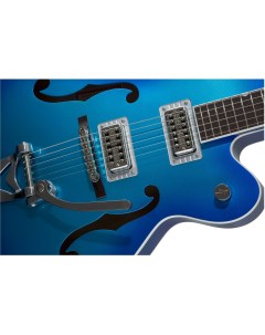 Электрогитары GRETSCH G6120T HR Brian Setzer HOT ROD Hollow Body Bigsby Candy Blue Burst Gretsch guitars