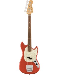 Бас гитары VINTERA 60s Mustang Bass Fiesta Red Fender