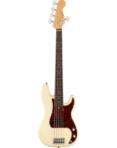 Бас гитары American PRO II Presicion Bass V RW Olympic White Fender