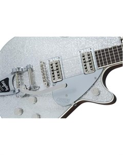 Электрогитары GRETSCH G6129T Players Edition Jet FT Bigsby Silver Sparkle Gretsch guitars