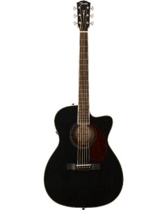 Акустические гитары PM 3CE Mahogany Triple O Black Top Fender