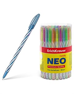 Ручка шариковая Neo Candy синяя 1 шт Erich krause