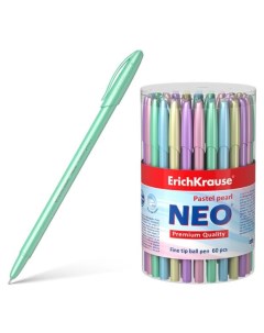 Ручка шариковая Neo Pastel pearl синяя 1 шт Erich krause