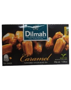 Чай черный карамель в пакетиках 20 х 1 5 г Dilmah