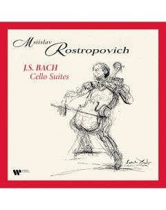 Классика Mstislav Rostropovich BACH CELLO SUITES Deluxe box 4 x 180 gr black vinyl no download code Wmc