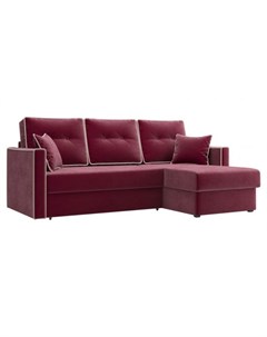 Угловой диван Лагос 93 160 см Пружинный блок Двуспальные Жесткие Красный 220 Малогабаритные Первый мебельный