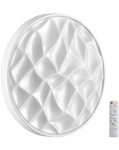 Настенно потолочный светильник пластик белый LED 70Вт 3000 6000К D485 IP43 пульт ДУ Sonex