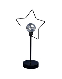 Светильник декоративный Звезда лофт LED черный Фотон