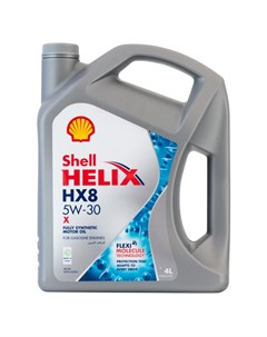 Масло моторное синтетическое HELIX HX8 SP 5W 30 4л Shell