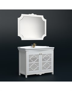 Мебель для ванной комнаты 85 см Манойр напольная белая Corozo