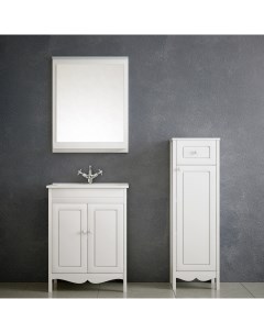 Мебель для ванной комнаты 65 см Блюз напольная белая Corozo