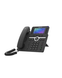 VoIP телефон C66GP 6 линий 6 SIP аккаунтов цветной дисплей PoE черный C66GP Dinstar