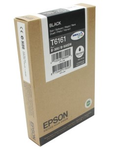 Картридж струйный T6161 C13T616100 черный оригинальный объем 76мл для B 500DN B 310 B 310N B 510DN Epson