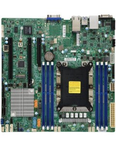 Материнская плата X11SPM F 1xSocket3647 iC621 6xDDR4 2PCI Ex16 PCI Ex8 1xM 2 12SATA3 RAID 0 1 5 10 2 Supermicro