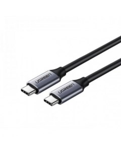 Кабель USB Type C USB Type C экранированный быстрая зарядка 1 5м серый US161 50751 Ugreen
