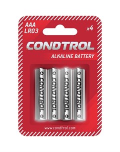 Батарейка AAA LR03 4шт 7 1 041 Condtrol