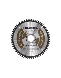 Диск пильный по ламинату 190 30 20 64T HL190 Hilberg