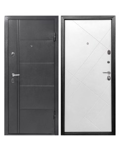 Дверь входная 60 правая антик серебро белый 860х2050 мм Форпост