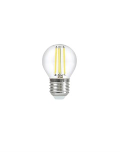 Лампа светодиодная филаментная E27 6500К 7 Вт 810 Лм 230 В шар прозрачная In home