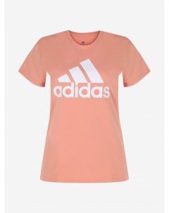 Футболка женская Loungewear Essentials Logo Оранжевый Adidas