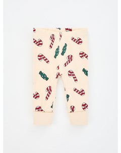 Трикотажные брюки с рождественским принтом для малышей Sela