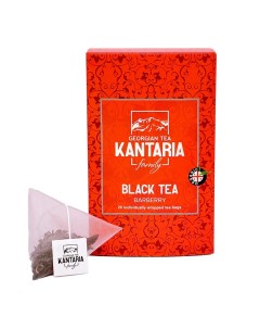Черный чай Барбарис 20 пирамидок 50 г Kantaria