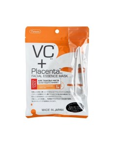 Маска для лица VC и Placenta Facial Essence Mask 7 шт Japan gals