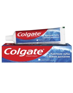 Зубная паста Крепкие зубы Свежее дыхание для укрепления эмали и защиты от кариеса 100 мл Colgate