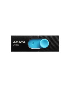 Флешка 32GB ADATA UV220 USB 2 0 черный голубой AUV220 32G RBKBL Adata