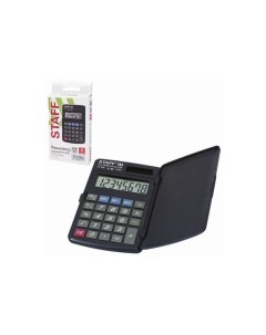 Калькулятор карманный STF 899 117х74мм 8 разрядов двойное питание 250144 Staff