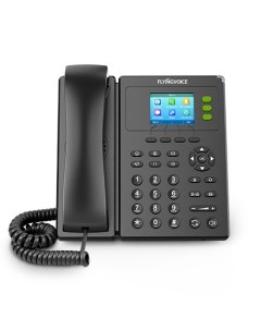 Телефон SIP FIP11CP IP телефон цветной дисплей 2 4 320x240 2xEthernet 10 100 3 аккаунта SIP WI FI Po Flying voice