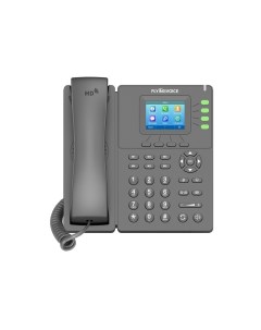 Телефон VoiceIP P21 IP телефон 2xEthernet 10 100 LCD 320x240 4 аккаунта SIP G722 Opus Ipv 6 порт для Flying voice