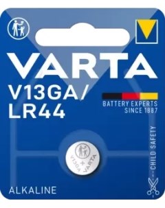 Батарейка ELECTRONICS G13 LR1154 LR44 357A A76 BL1 Alkaline 1 5V 4276 1 10 100 Varta