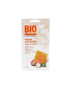 Маска для волос защита и блеск BioZone Биозон 25мл Мирролла ооо