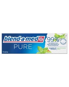 Зубная паста зубная Pure Защита от кариеса Blend a med Бленд а мед 75мл Procter & gamble.