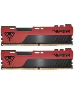 Модуль памяти Viper Elite II DDR4 DIMM 3600MHz PC28800 CL20 16Gb Kit 2x8Gb PVE2416G360C0K Patriot memory