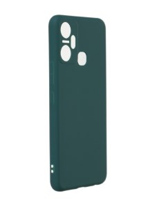 Чехол для Infinix Smart 6 Plus Soft Matte Silicone с защитой камеры Dark Green NST59982 Neypo