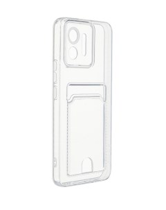 Чехол для Honor X5 Pocket Silicone с карманом Transparent ACS59685 Neypo