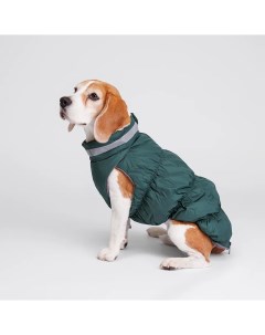 Куртка на молнии для собак 2XL зеленая Rurri