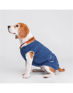 Жилетка пальто для собак XL синяя Petmax