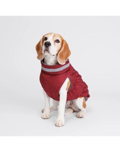 Куртка на молнии для собак 2XL бордовая Rurri