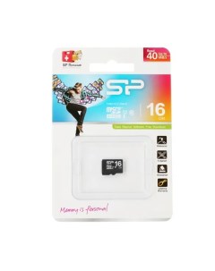 Флеш карта microSDHC 16Gb Class10 SP016GBSTH010V10 w o adapter Silicon power