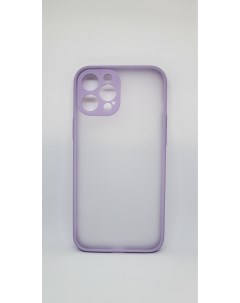 Противоударный фиолетовый матовый чехол для iPhone 12 ProMax Case
